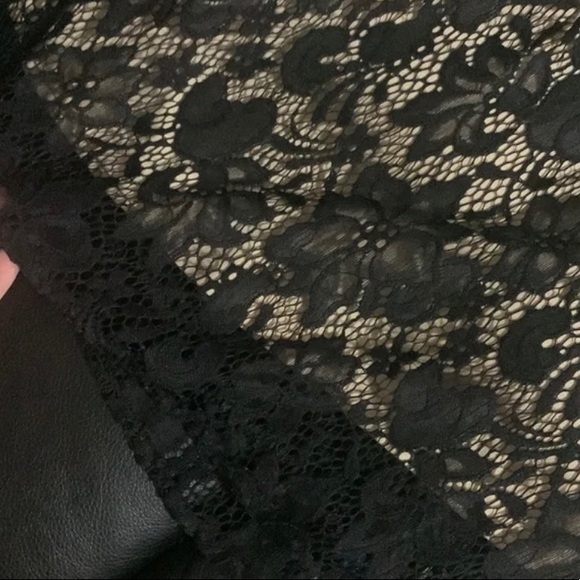 ⭐️PRICE FIRM⭐️ Black Off The Shoulder Lacey Dress - Picture 5 of 9